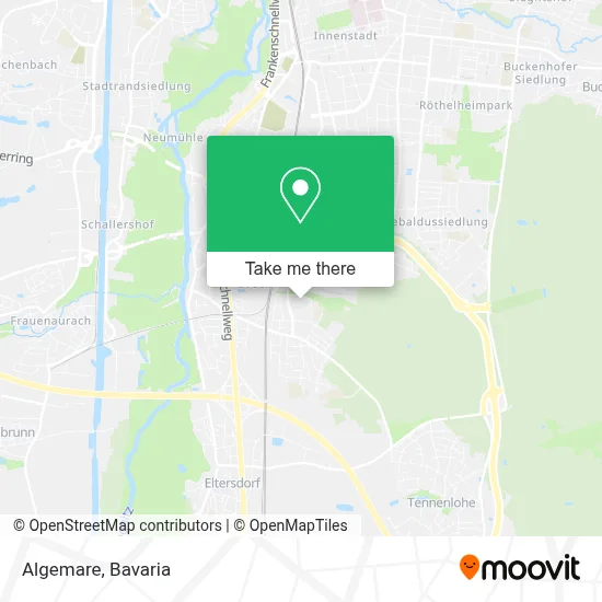 Algemare map