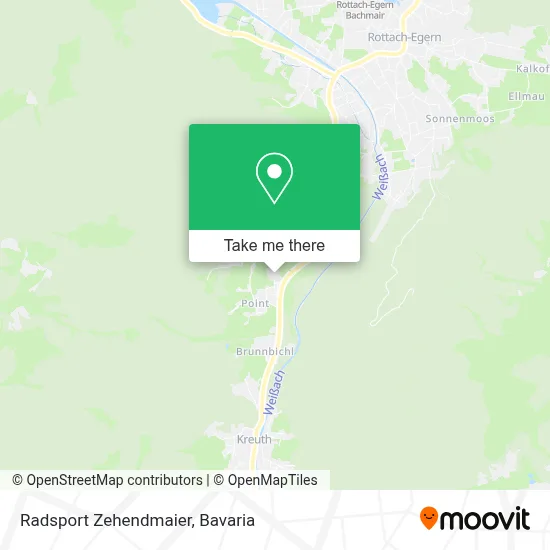 Radsport Zehendmaier map