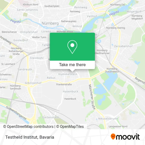 Testheld Institut map