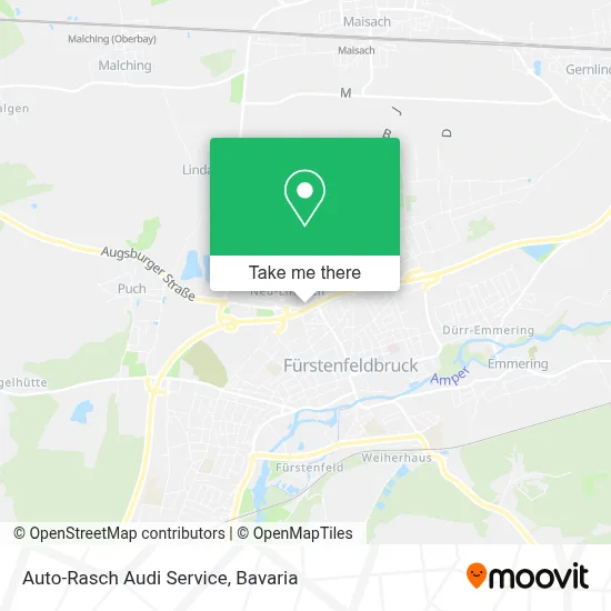 Auto-Rasch Audi Service map