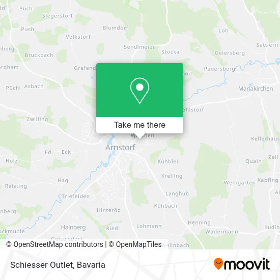 Schiesser Outlet map