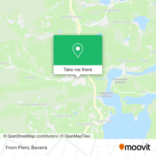 Da Piero map