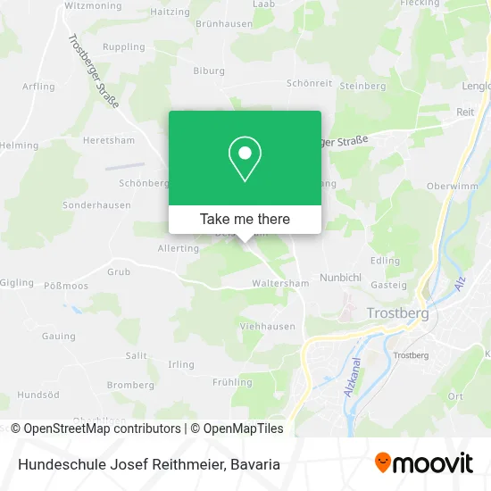 Hundeschule Josef Reithmeier map