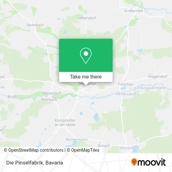 Die Pinselfabrik map
