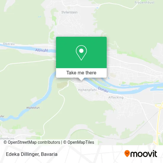 Edeka Dillinger map