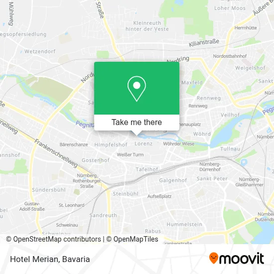 Hotel Merian map