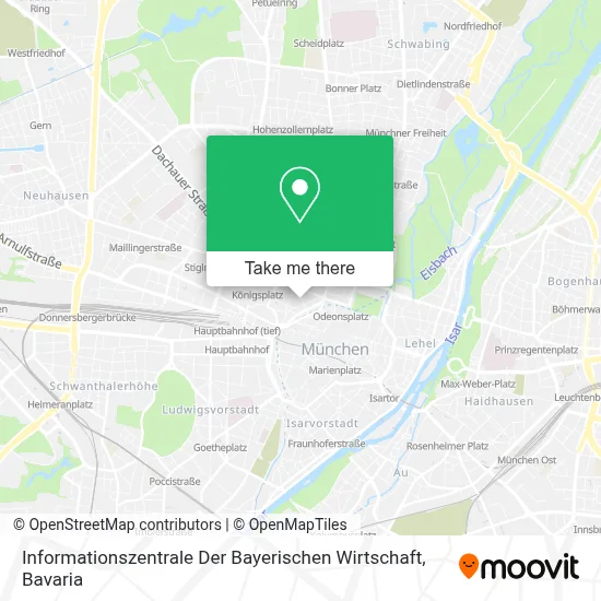 Informationszentrale Der Bayerischen Wirtschaft map