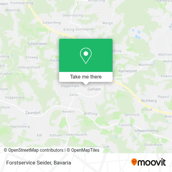 Forstservice Seider map