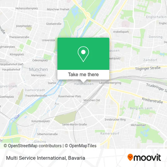 Multi Service International map