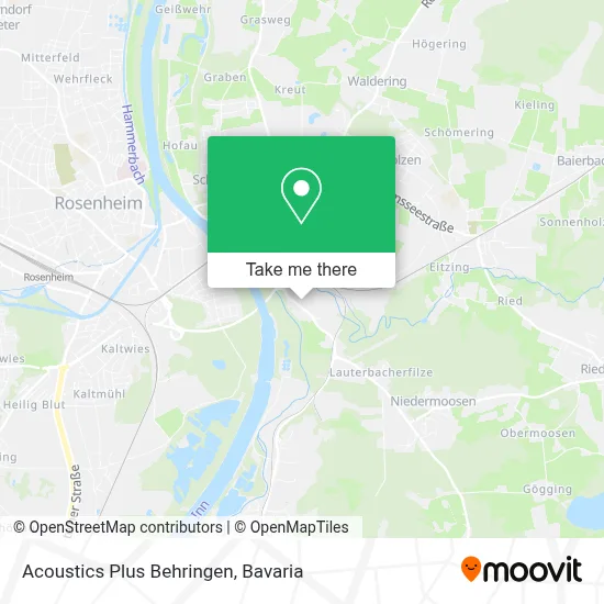 Acoustics Plus Behringen map