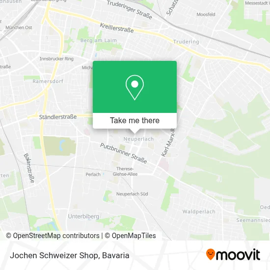 Jochen Schweizer Shop map
