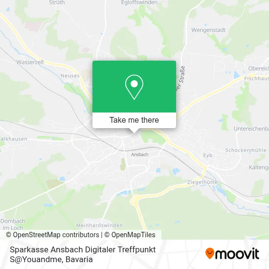 Sparkasse Ansbach Digitaler Treffpunkt S@Youandme map
