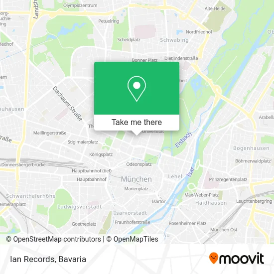 Ian Records map