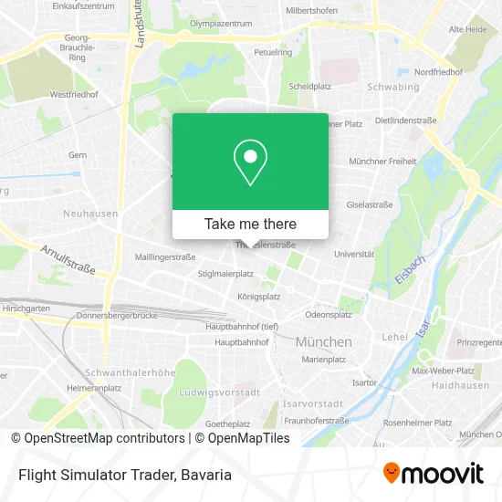Flight Simulator Trader map