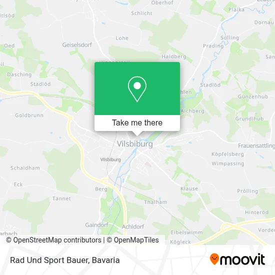 Rad Und Sport Bauer map