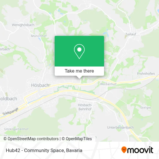 Hub42 - Community Space map