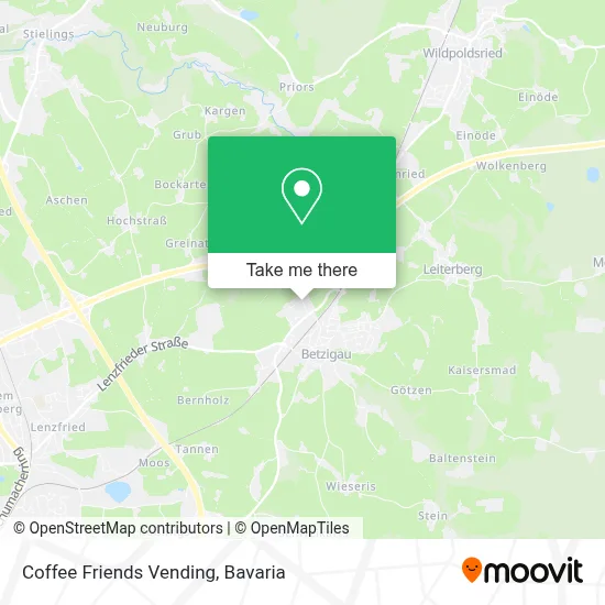 Coffee Friends Vending map