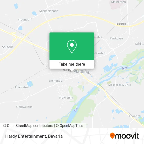 Hardy Entertainment map