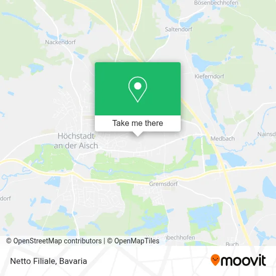 Netto Filiale map