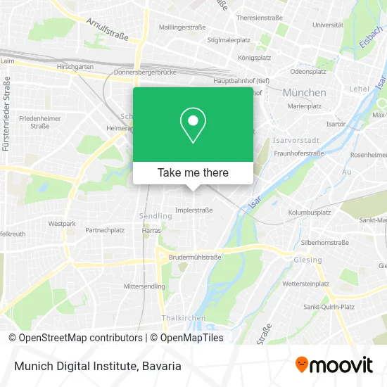 Munich Digital Institute map