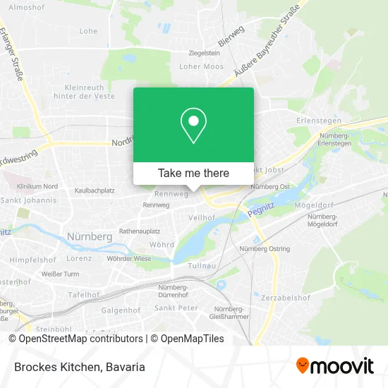 Brockes Kitchen map