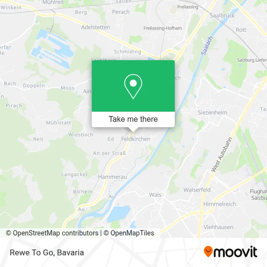 Rewe To Go map