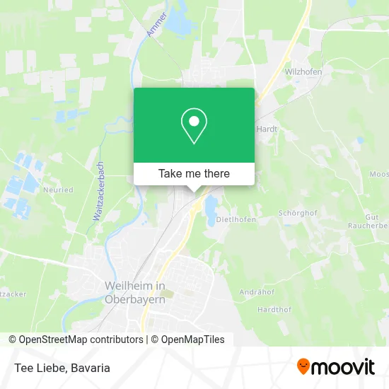 Tee Liebe map
