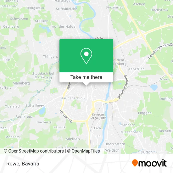 Rewe map