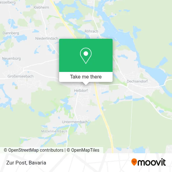 Zur Post map