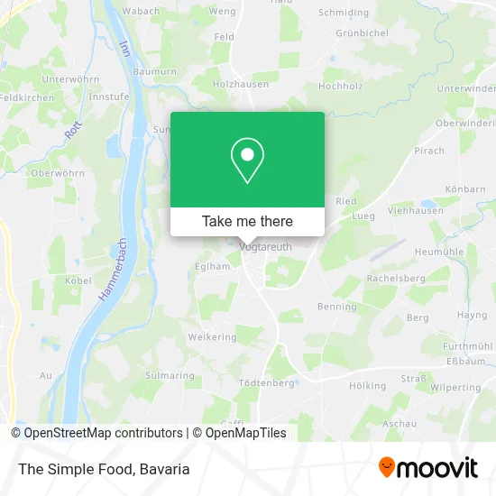 The Simple Food map