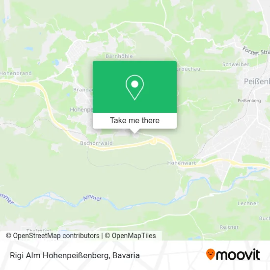 Rigi Alm Hohenpeißenberg map