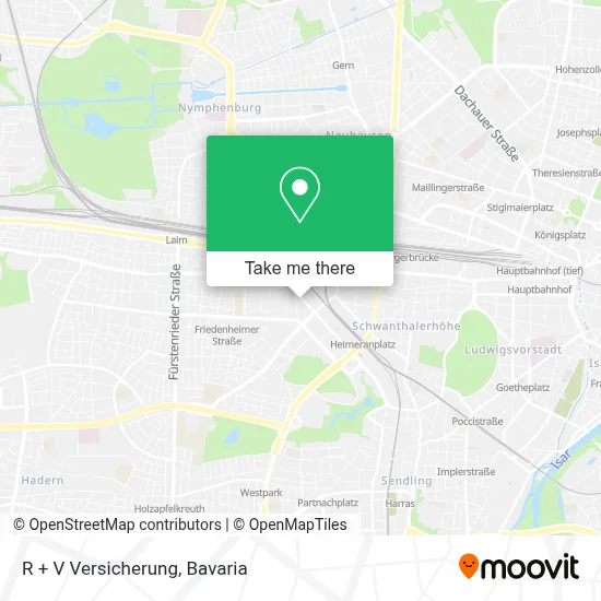 R + V Versicherung map