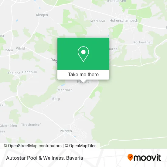 Autostar Pool & Wellness map