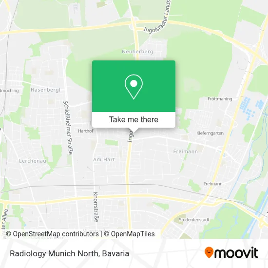 Radiology Munich North map