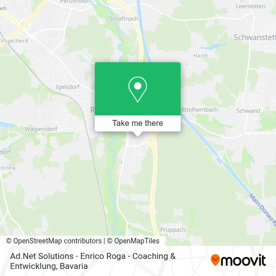 Ad.Net Solutions -  Enrico Roga - Coaching & Entwicklung map