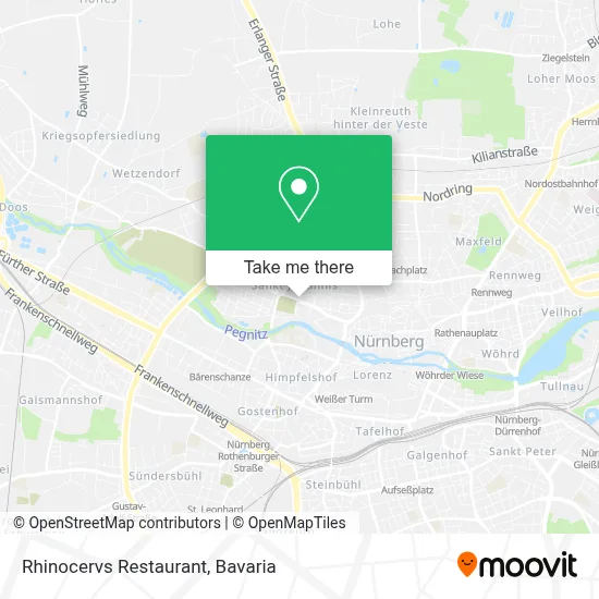 Rhinocervs Restaurant map