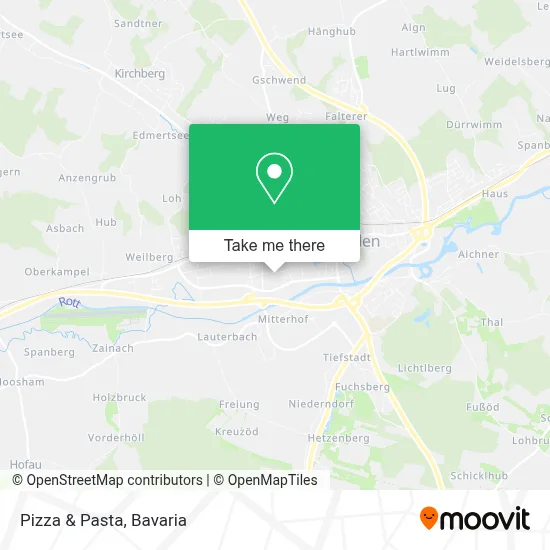 Pizza & Pasta map