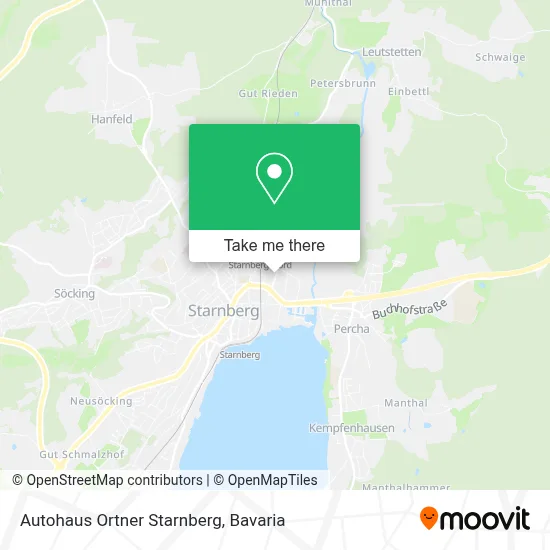 Autohaus Ortner Starnberg map