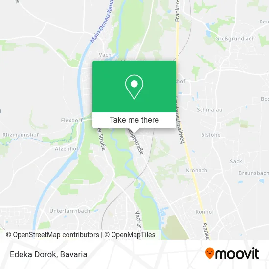 Edeka Dorok map