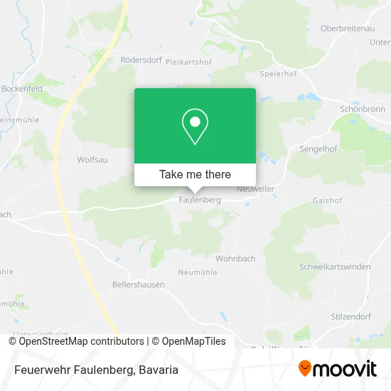 Feuerwehr Faulenberg map