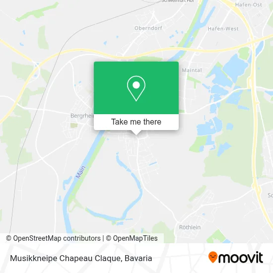 Musikkneipe Chapeau Claque map