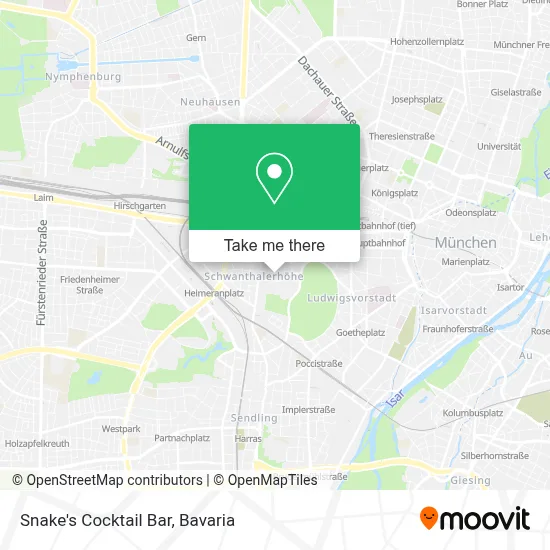 Snake's Cocktail Bar map