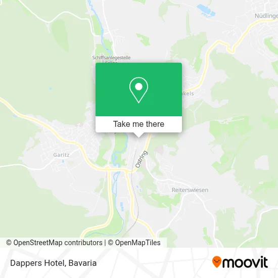 Dappers Hotel map