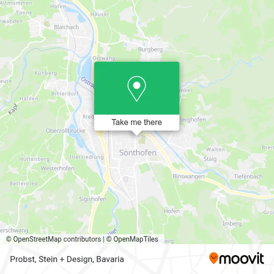 Probst, Stein + Design map