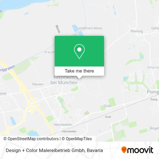 Design + Color Malereibetrieb Gmbh map