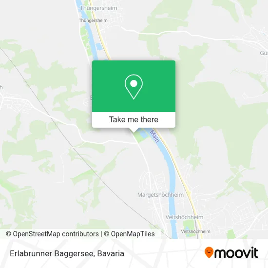 Erlabrunner Baggersee map