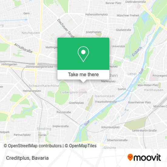 Creditplus map