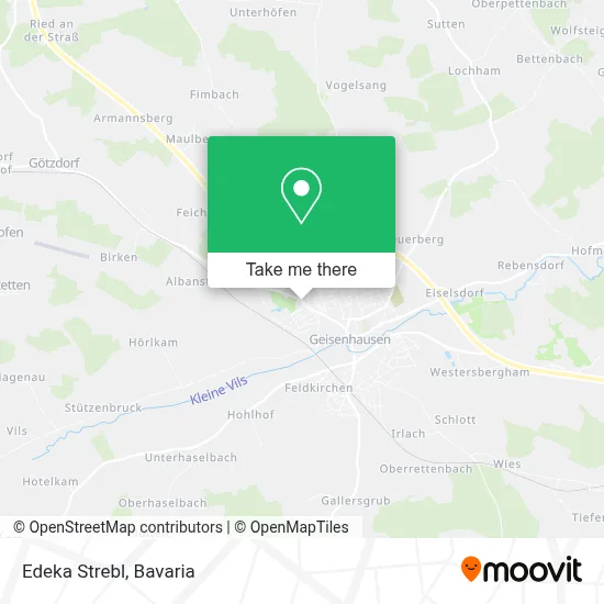 Edeka Strebl map