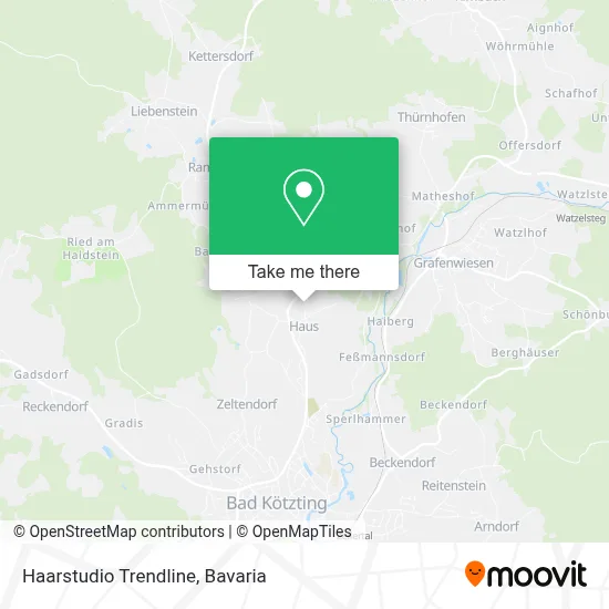 Haarstudio Trendline map
