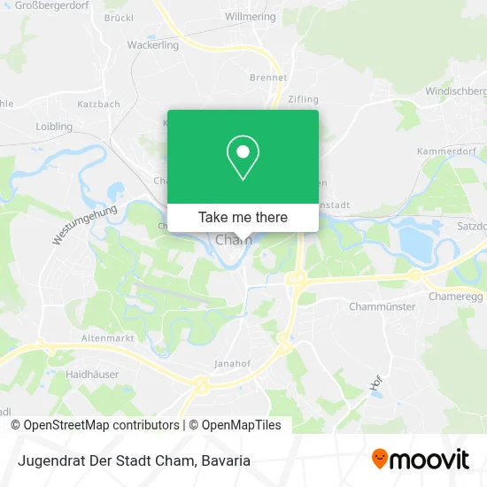 Jugendrat Der Stadt Cham map
